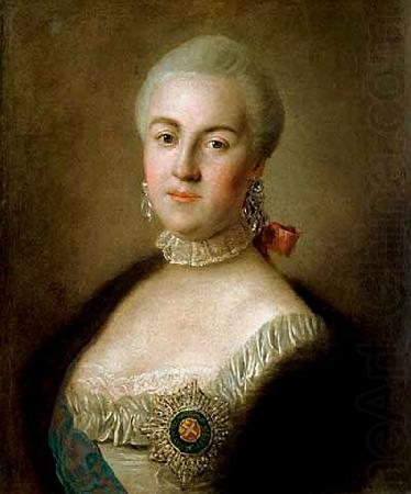 Pietro Antonio Rotari Portrait of Grand Duchess Yekaterina Alexeyevna china oil painting image